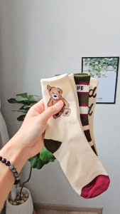 ตรงปก✅พร้อมส่ง⚡ มีเก็บเงินปลายทาง💸ถุงเท้าหุ้มข้อมี 3ลาย แนะนำเท้าไม่เกิน41 (ราคาต่อ 1คู่) : Do hight