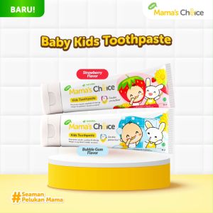 Paket Perawatan Mulut dan Gigi Bayi & Anak - Sikat Gigi dan Pasta Gigi | Mamas Choice Baby Oral Care Bundle - My First Toothbrush & Baby - Kids Toothpaste