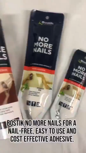 PER BOX - Bostik 100g/320g No More Nails Solvent Based Construction Adhesive