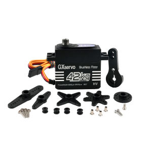 42KG QY3242BLS Kỹ Thuật Số Servo Mô-men Xoắn Cao Bánh Răng Kim Loại 270/180 Độ Góc Động Cơ Không Chổi Than Cho DIY Đồ Chơi Mô Hình Xe Điều Khiển Từ Xa