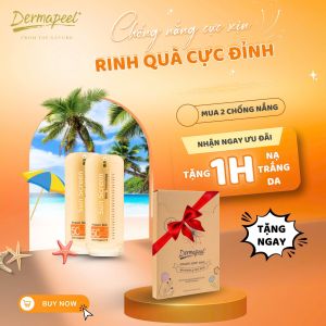KEM CHỐNG NẮNG CAO CẤP DERMAPEEL+ 4IN1 SUN SCREEN SPF50+ - DƯỠNG DA HÀN QUỐC
