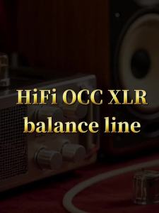 6N OCC Hifi XLR Cáp Âm Thanh 3 Pin Hiệu Suất Cao 2XLR Nữ Đến Nam Cho Đầu CD Bộ Khuếch Đại Công Suất Trộn Âm