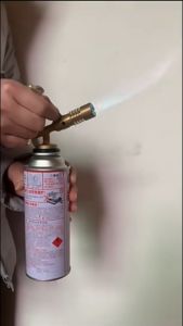 Đèn khò gas 1300 độ bằng đồng nguyên khối độ bền cao - đèn khò ga mini - khò lửa mini