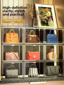 AMU·PIGGY | Dust-proof Transparent Luxury Storage Display Rack
