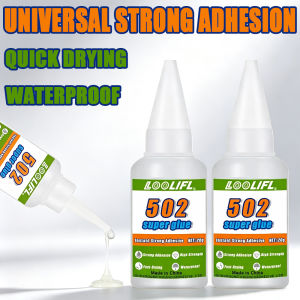 Loolifl 502 Instant Super Glue Quick Dry Waterproof Strong Bond Multi Material Repair Adhesive for Home Craft Shoe Metal Ceramic