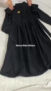 Moana Dress Kids Baju Gamis Anak Perempuan Bahan Polo Linen Size S M L XL XXL