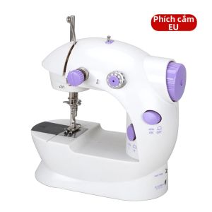 Máy May Gia Đình Điện Cầm Tay Có Đèn Và Điều Chỉnh Tốc Độ Dành Cho Người Mới Bắt Đầu Phụ Kiện May Vá Tại Nhà Chức Năng May Móc Xích Bàn Đạp Độ Dày May Tối Đa 5cm