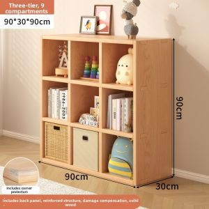FWTDF | Solid Wood Multi-tier Storage Shelf Unit