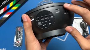 FAST DELIVERY Active Speaker Bluetooth Portable Full Bass Lampu Tidur Proyektor RGBW dengan Remote