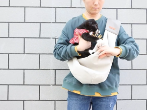 “ Local Stock" Pet Carrier Cat Puppy Sling Dog Carriers for Small Dogs Dog Sling with Adjustable Shoulder Strap and Pocket Puppy Carrier Waterproof Dog Carry Sling for Walking Subway Travel