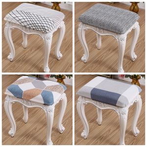 Neutral Rectangular Small Bench Cover Makeup Dressing Table Manicure Guzheng Cushion Surface Chair Cover Short Wood Stool Cover