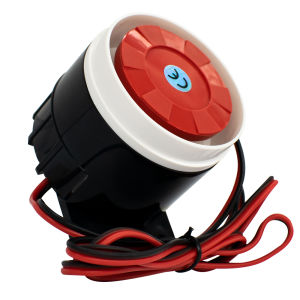 130db Wired Mini Sound Alarm Siren Motorcycle Horn for Alarm System Work with DC 24V