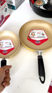 CẶP CHẢO NHÔM TRƠN CẠN SUNHOUSE Phi 18 + 24 - Không dùng được bếp từ MÀU NGẪU NHIÊN