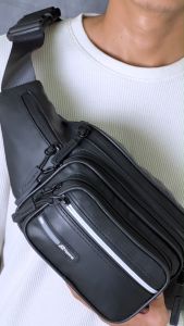 Tas Selempang Pria Waistbag Waterproof Fortun Pro Slingbag AR Apparel 7 Ruang Tas Pinggang