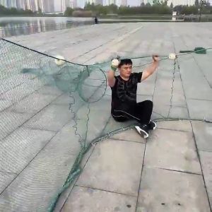 Fishing Net Imported Fishing Net Large  Hukou Net Trawl Folding Fish and Shrimp Cage Sleeve Net