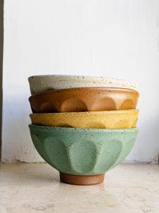 Japanese Style Kiln Baked Ceramic Bowl Household Rice Bowl Salad Bowl 5.5 Inch Large Rice Bowl Breakfast Bowl Fruit Bowl