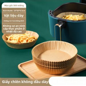 MONLEYTA | Khay nướng dầu giấy hấp thụ nhiệt độ cao dùng cho máy chiên không dầu nhà bếp giấy nướng silicon dùng để nướng bánh