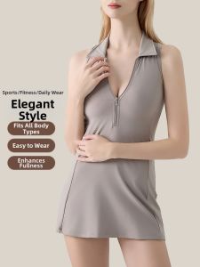 YANSE | Sporty Anti-Exposure Tight Mini Dress