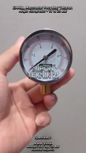 EINHILL Manometer 10 - 25 bar Pengukur Tekanan Angin Kompresor