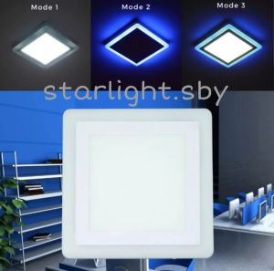 Lampu Downlight Panel Kotak Inbow 3+3 6+3 12+4