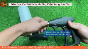 Bộ Đầu Đực Đầu Cái Nối Nhanh 1/4- Phụ kiện máy rửa xe