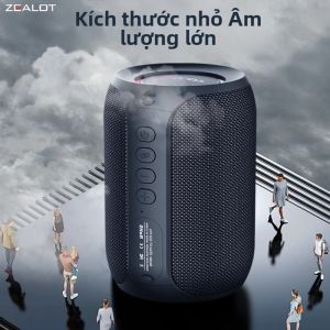 Loa Không Dây Di Động ZEALOT S32Pro Công Suất 10W Với Pin 3600mAh Đèn RGB Thời Gian Chơi Liên Tục 10 Giờ Chống Nước Kết Nối Bluetooth