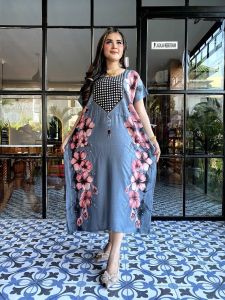 Daster kelelawar jumbo motif * monica *