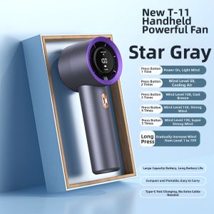 GOOJODOQ | High Speed Mini Handheld Outdoor Portable Turbo Fan