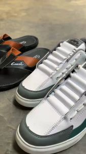 SEPATU SNEAKERS PRIA WANITA CASUAL RUNNING SPORT BUY 1 GET SANDAL KULIT