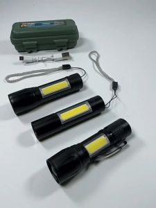 Police Cree Mini Flashlight: A Rechargeable & Waterproof USB Chargeable Solution