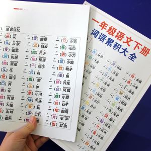 Phonics Quantity Word Training Comprehensive Grade One Chinese Vocabulary Accumulation Book Overlapping Word Training