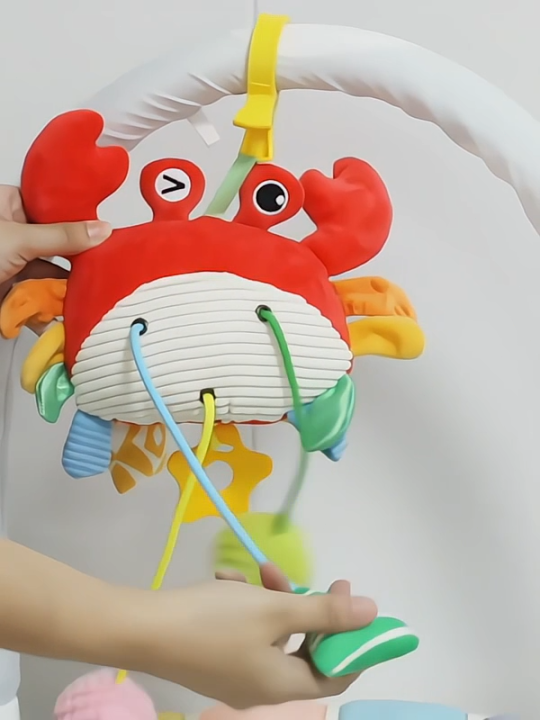 Baby Rattle Soft Toys Baby Stroller Mainan Kereta Stroller Katil Crib ...