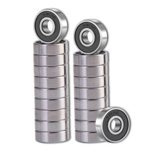 20Pcs 608RS Ball Bearings – Bearing Steel and Double Rubber Sealed Miniature Deep Groove Ball Bearings (8x22x7mm) (608RS)