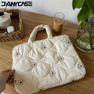 13 inch SleeveNew Flower Quilting Laptop Bag for Macbook HP Asus Acer Lenovo Samsung Soft Tablet Carry Bag Accessories