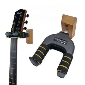 【Quick Shipping】Wall Mount Guitar Hanger Automatic Locking Guitar Racks Wall Hanger Hook Holder for Acoustic Guitar