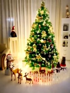 Buyyu 300cm/10FT High quality flowering green Christmas tree Christmas decor Christmas tree Sugar Pine