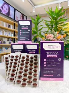 Viên uống cân bằng nội tiết Manhae Menopause Nutrisante của Pháp 120 viên