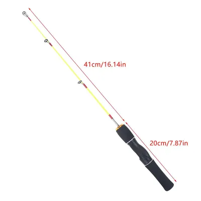 〔E〕Ultralight Winter Shrimp Fishing Rods 60CM Portable Mini Winter Fishing Rod Spinning Casting Ice Winter Fishing Rod〔Winter5〕