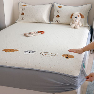 Suxuan | Cool Embroidery Cartoon Air-Conditioned Bed Sheet Set