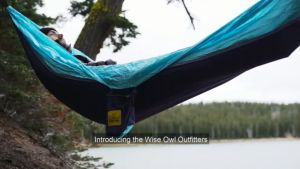 Parachute Hammock With Hammock Straps and Black Carabiner Camping Survival Travel Hiking Hammock Foldable Hammock Double Portable Hammock Person Outdoor Furniture