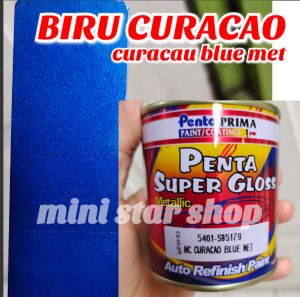 CAT PENTA SUPER GLOSS NC CURACAU BLUE MET / BIRU CURACAU ( S95179) ISI 200 GRAM CAT MOBIL / MOTOR / DUCO / PAINT / REFINISH PAINT