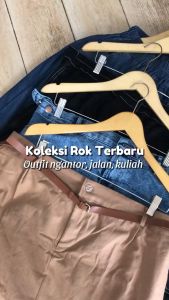 Rok Cargo Jeans Denim Jumbo Wanita Korean Style LD 102 cm Size XXXL Kekinian Terbaru