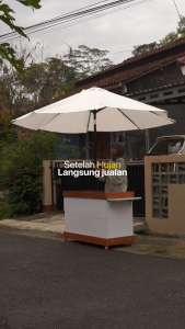Meja Jualan Lipat Model Koper Booth Portable Laminate box