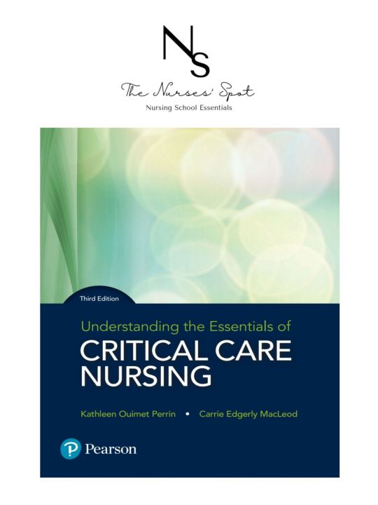 Understanding the Essentials of Critical Care Nursing 3rd Edition ...
