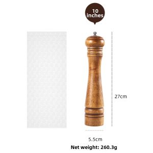 Retro Wooden Pepper Grinder Manual