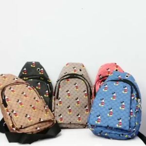 Tas Selempang Wanita Kulit PU Motif Karakter Kartun Fashion Sling Bag Kasual Style Trendy COD T205