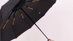 Fully Automatic Folding Umbrella With Increased Reinforcement Wind Resistance Durability Sun Protection And Sunshade