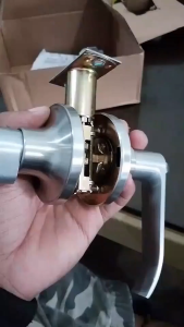 Doorknob Lever Type Stainless Steel Lockset Door Knob Anti-Corrosion Handle Lock With Lock Core Keys Lever Door Knob