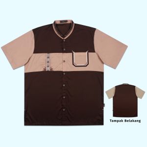 KEMEJA PRIA BIG SIZE 2XL 3XL 4XL 5XL 6XL FASHION MUSLIM BAJU KOKO LENGAN PENDEK JUMBO UKURAN XXL XXXL XXXXL XXXXXL XXXXXXL 62