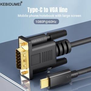 Type C USB C to DVI adapter cable 1080P USB Type C 3.1 to VGA Adapter Video Monitor Cable For HDTV Projector Laptop Monitor